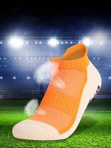 Unisex Non-Slip Breathable Short Socks, Ideal For Football, Running, Yoga, Hiking & Outdoor Activities - 白色的 - 查看 5