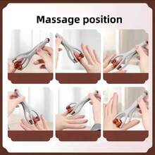 1pc Multi-Function Acupressure Massager | Massage Stick, Acupressure Clip, Stress Relief Tool - View 9