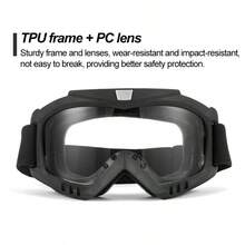 Bicycle Face Mask Goggles, Windproof Bicycle Face Mask Goggles, Dustproof Bicycle Face Mask With Goggles, Comfortable And Breathable For Cycling, Bicycle Riding Goggles Mask, Suitable For Motorcycles And Bicycles, Soft And Comfortable Fit With No Pressure, Breathable - Cycling Face Mask Goggles - View 2
