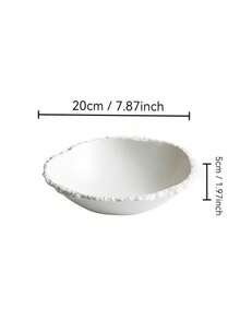 Creative Seafood Platter Soup Plate Ceramic Plate Serving Dish Display Plate Large Fish Dinner Plate Dinner Plate Western Dining Plate - White - View 12