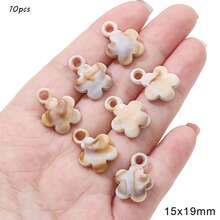 10pcs Cute Dolphin Butterfly Dragonfly Acrylic Pendant DIY Handmade Earrings Bracelet Hanging Accessories - Multicolor - View 15