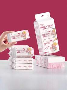 成人便携式免冲洗湿巾，洋甘菊保湿清洁湿巾，温和不刺激加厚清洁湿巾 - 多色 - 查看 8