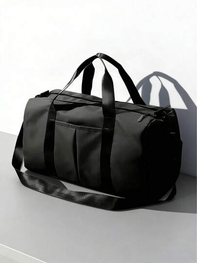 Bolsa de gimnasio impermeable de gran capacidad, bolsa de fin de semana con separación de seco y húmedo, bolsa de hombro multifuncional y portátil, adecuada para negocios, vacaciones, actividades al aire libre, esquí, viajes de fitness, bolsa de noche, bolsa de deporte, útiles escolares, vuelta al cole, bolsa de fin de semana, bolsa escolar, accesorios escolares, suministros de estudio