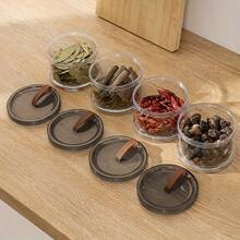 1个多功能厨房储物盒，适用于存放谷物、麦片、零食和调味料，可放置于冰箱、台面和橱柜中。 - 查看 7