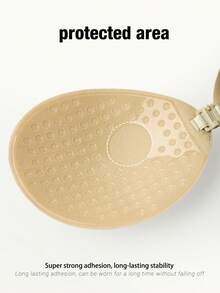 1pc Women's Adhesive Strapless Push-Up Silicone Bra Lift Invisible Bra Cups, Versatile Lingerie With Detachable Halter, Suitable For Backless Dresses, Bridal Gowns, Swimwear, Cosplay - Multicolor - View 5