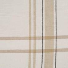 DII 100% algodón Lavable a máquina Mantel Individual a Rayas francesas para cenas Verano y picnics al Aire Libre Blanco Chambray White Tablecloth - 70" Round 1 - Chambray blanco - Ver 2