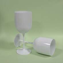 Ly rượu vang trắng 480ml, làm từ chất liệu chống vỡ và chịu áp lực. Ly sâm panh thích hợp cho đám cưới/tiệc tùng/dã ngoại, quà tặng ngày Valentine. - A - Xem 12