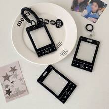 1pc Idol Fan Transparent 3-Inch ID Card Holder, Student Bus/Metro Card Case, Keychain Pendant - Card Sleeve - View 4