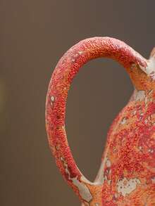 1pc 280ml Ceramic Cup, Hanging Ear Coffee Cup, Soda Cup, Cold Drink Cup, Breakfast Milk Cup, Oatmeal Cup, Flower Tea Cup, Latte Art Coffee Cup, Espresso Cup, Office Water Cup, Creative Crackle Glaze Ceramic Mug, Beverage Cup, Coffee Cup - Multicolor - View 10