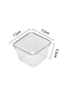 1/3/6pcs-Universal Transparent Drawer Cup And Fork Spoon Storage Box, Desktop Organizer Box, Portable Drawer Storage Organizer, Desktop Organizer Box, Cutlery Divider Box, Drawer Storage Set - Multicolor - View 11