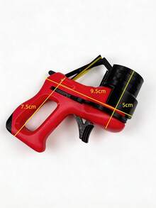 3D Printed 12-Shot Rubber Band Powered 3D Printed Disc Shooter Desk Gadget - Multicolor - View 4