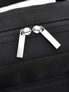 女士手提包 时尚笔记本电脑包 便携式 15.6 英寸大容量高价值斜挎包 游戏 这款学生包。 - 黑色 - 查看 12