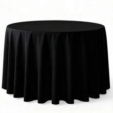 Khăn trải bàn tròn 120 inch, không đường may - 1 chiếc - Chống bám bẩn và có thể giặt, vải polyester, không phai màu, không rách, khăn trải bàn trang trí phù hợp cho đám cưới, tiệc tùng, tiệc chiêu đãi, các dịp trang trọng. - Nhiều màu - Xem 24