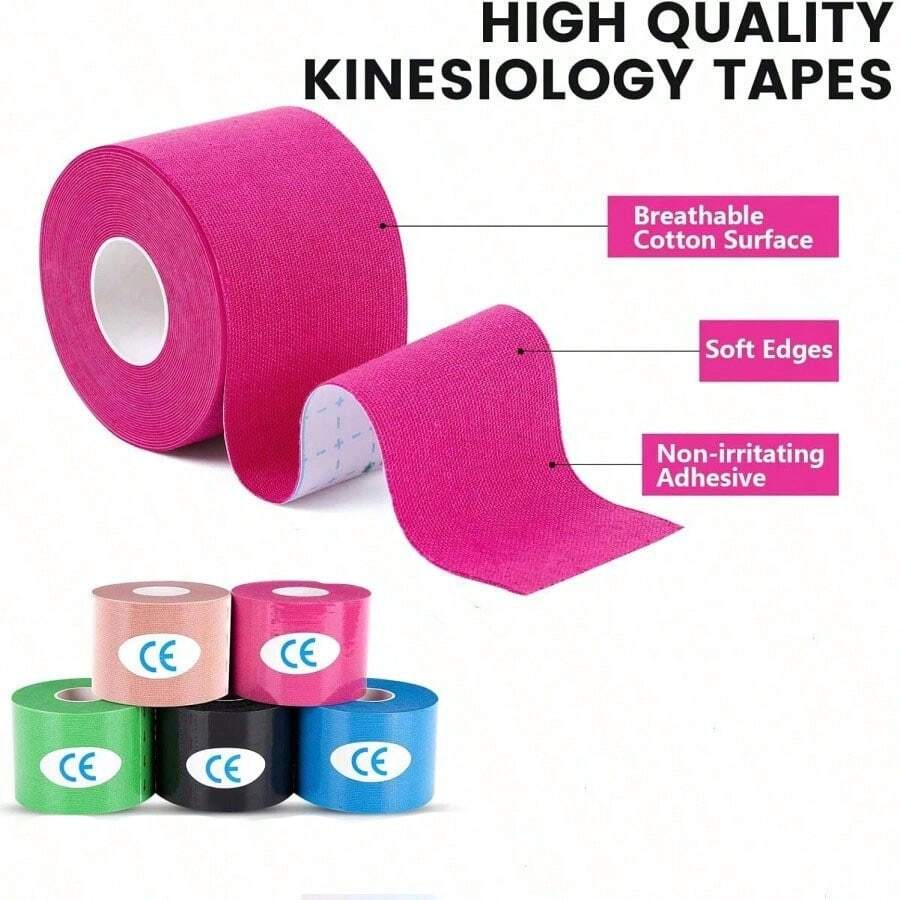Breathable Elastic Sports Muscle Tape, Provides Support For Shoulders ...