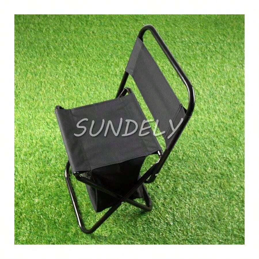AU BLACK TACKLE BOX BAG CAMPING STOOL SEAT BOX RUCKSACK FISHING TACKLE SEAT BAG - Multicolor - View 1