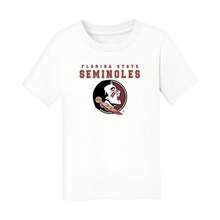 Florida State Seminoles Varsity Logo Kids T-Shirt _ NCAAs Licensed 100% Cotton Infant Toddler Tee. - trắng - Xem 1