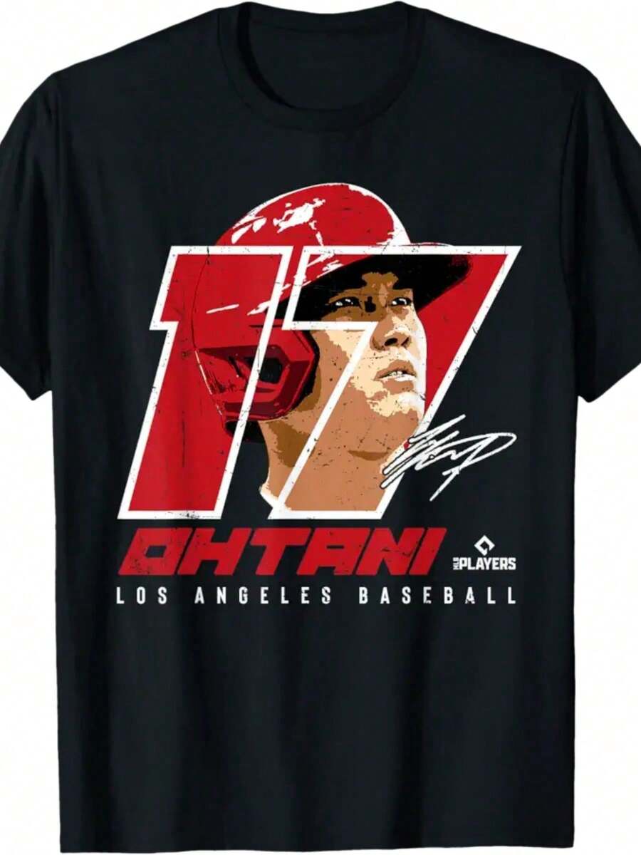 Shohei - Sho Angeles MLBPA T-Shirt - 黑色 - 查看 1