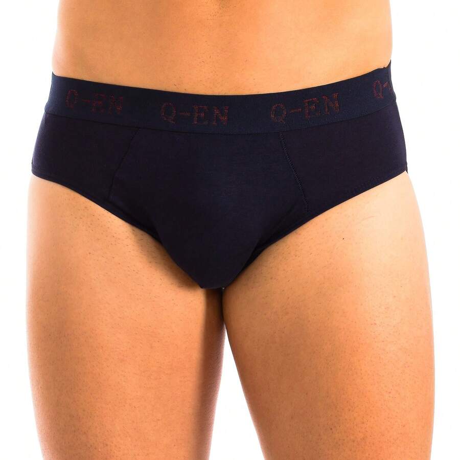 Q-EN Slip Hombre Bambú Elástico Transpirable Q510 - Entrega 24/48 horas en Peninsula y Baleares - Azul Marino - Ver 1
