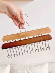 1/2pcs Multi-Function Strap Hanger, Bra & Camisole Storage Rack, Seamless Drying Rack - Beige - View 8