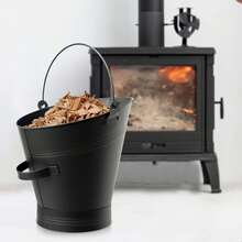 Crystals Coal Bucket & Shovel Set Waterloo Fireside Steel Ash Log Scuttle - Regular - View 6