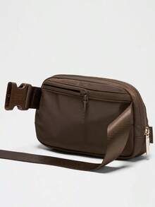 Lululemon Everywhere Belt Bag 1L Walnut Crunch Gold-For Yoga Gym Running-Sweat-Wicking-Yoga-All Seasons Sport-Spring/Summer-Autumn/Winter-Back To School- Mother's Day Gifts-Father's Day Gift - Walnut Crunch/Gold - 查看 4