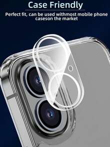 Bộ 4 miếng dán bảo vệ ống kính camera bằng kính cường lực trong suốt, tương thích với iPhone 17 AIR/11 PRO/11 PRO MAX/12 MINI/12/12 PRO/12 PRO MAX/13 MINI/13/13 PRO/13 PRO MAX/14/14 PLUS/14 PRO/14 PRO MAX/15/15 PLUS/16 PLUS/15 PRO/15 PRO MAX/16/16/16 PRO/16 PRO MAX/17/17 PRO MAX/ Vỏ bảo vệ thân thiện với 17 AIR/11 PRO/11 PRO MAX/12 MINI/12 PRO/12 PRO MAX ... - Nhiều màu - Xem 3
