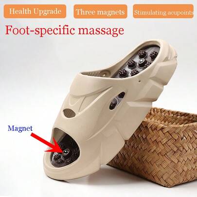 Dép massage thời trang nam, dép xăng đan thể thao trong nhà nhanh khô, dép xỏ ngón mùa hè đi biển thoải mái cho nam, dép massage phòng tắm tiện nghi, kiểu dáng đôi.