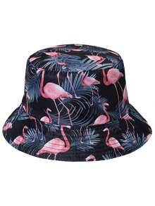 1 pieza Sombrero de cubo reversible unisex con estampados de dibujos animados, adecuado para uso al aire libre, viajes, uso diario, de moda y versátil - impresión - Ver 11