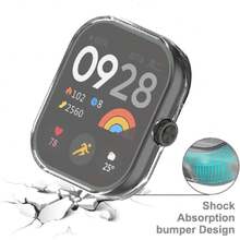 Watch 4 Case, Smartwatch Case, Screen Protector Cover (2 Pieces) (Black+Transparent), 42530870 - Multicolor - View 6