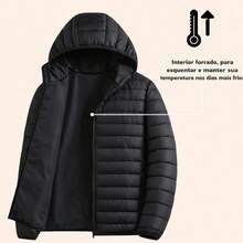 Waterproof Plush Puffer Jacket With Hood, Women's Winter Coat, Men's Puffer Jacket - Nhiều màu - Xem 3