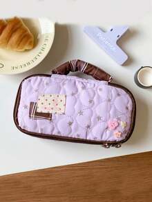 1 Hộp đựng văn phòng phẩm cho bé gái, đơn giản, dung tích lớn, phù hợp cho học sinh tiểu học và trung học. - Nhiều màu - Xem 6