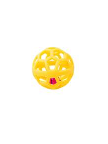 TPR Hollow Rattle Ball Pet Toy With Bell, Chew Resistant Puzzle Toy For Dogs And Cats, Pet Supplies - Multicolor - View 11