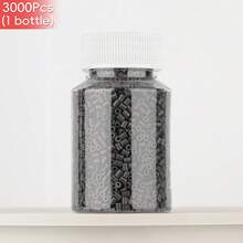 3000pcs/Bottle 14 Colors 2.6mm Square Fuse Beads Set, 4 Transparent Pegboards Included With Instructions, DIY Cute Decor Accessories Materials - Small Bottle Of 2.6mm Perlite Beads - View 23