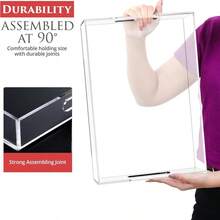 1pc Acrylic Tray, Transparent Fruit Plate, High-End Hotel Home Use Storage Organizer, Acrylic Cosmetic Box - Clear - View 4