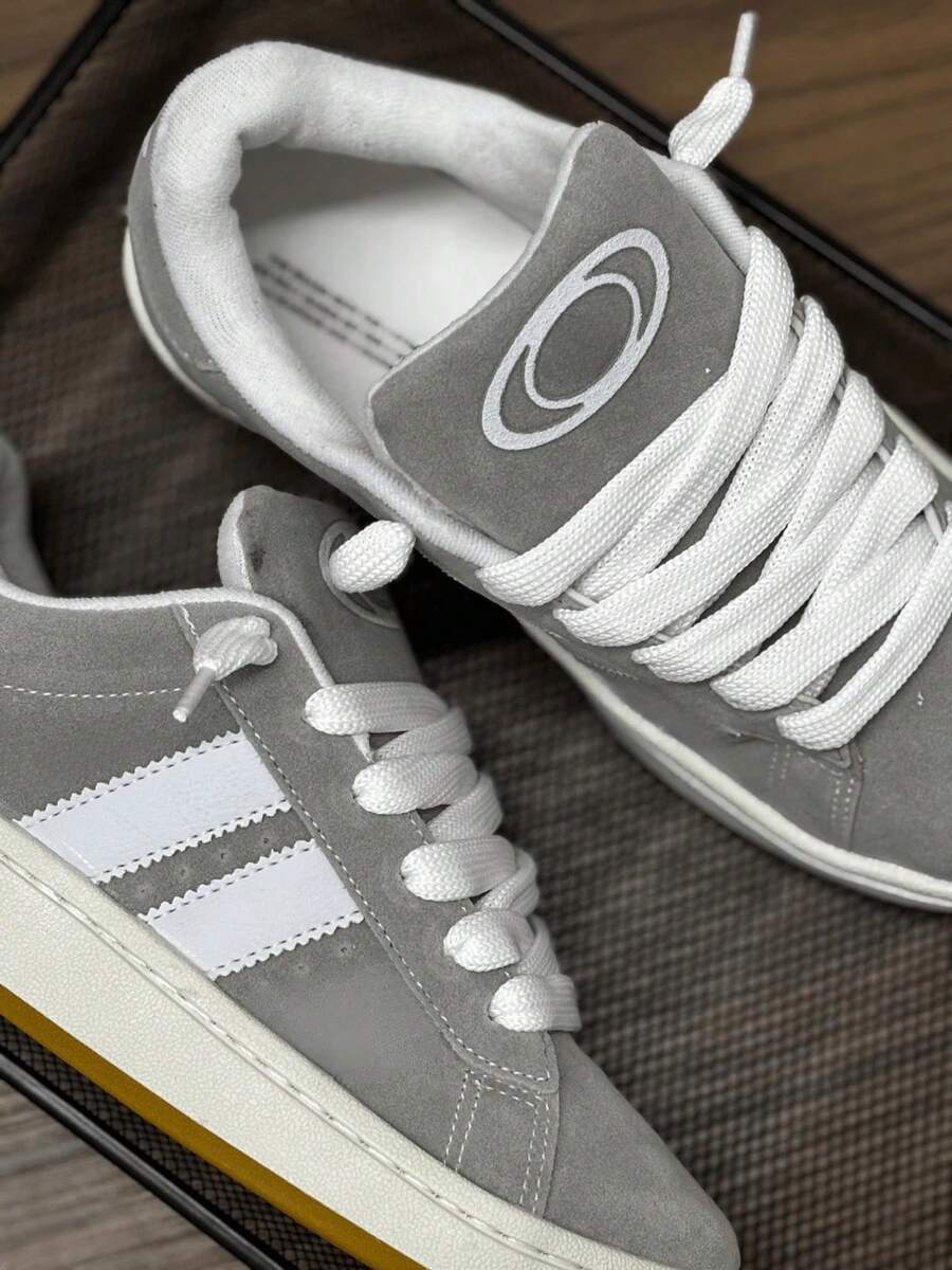 Women's Casual Stylish Men's Tennis Shoes With Flat Sole, Classic Traditional, Lightweight, Comfortable, Street Style - 淺灰色 - 查看 1