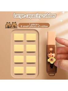 Student Push-Pull Eraser, Cleans Thoroughly Without Leaving Marks, Exam & Office Supplies, Back To School Season - A - View 7