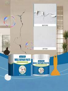 Keo sửa chữa tường - Che phủ vết bẩn, làm sạch tường, khắc phục lớp sơn bị bong tróc, ngăn ngừa ẩm mốc và nứt nẻ. - A - Xem 2