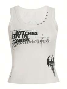Women Tank Tops & Camis - White - View 6