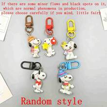 SNOOPY 1pc 2026 New Cute Pendant, Classic Peanut Comic Peripheral, And Cute Debut! Q-Cute Three-Dimensional Design, Soft And Versatile, Whether Used As A Keychain, Bag Accessory, Or Carried On Car Keys, It Is Super Eye-Catching. - Multicolor - View 11