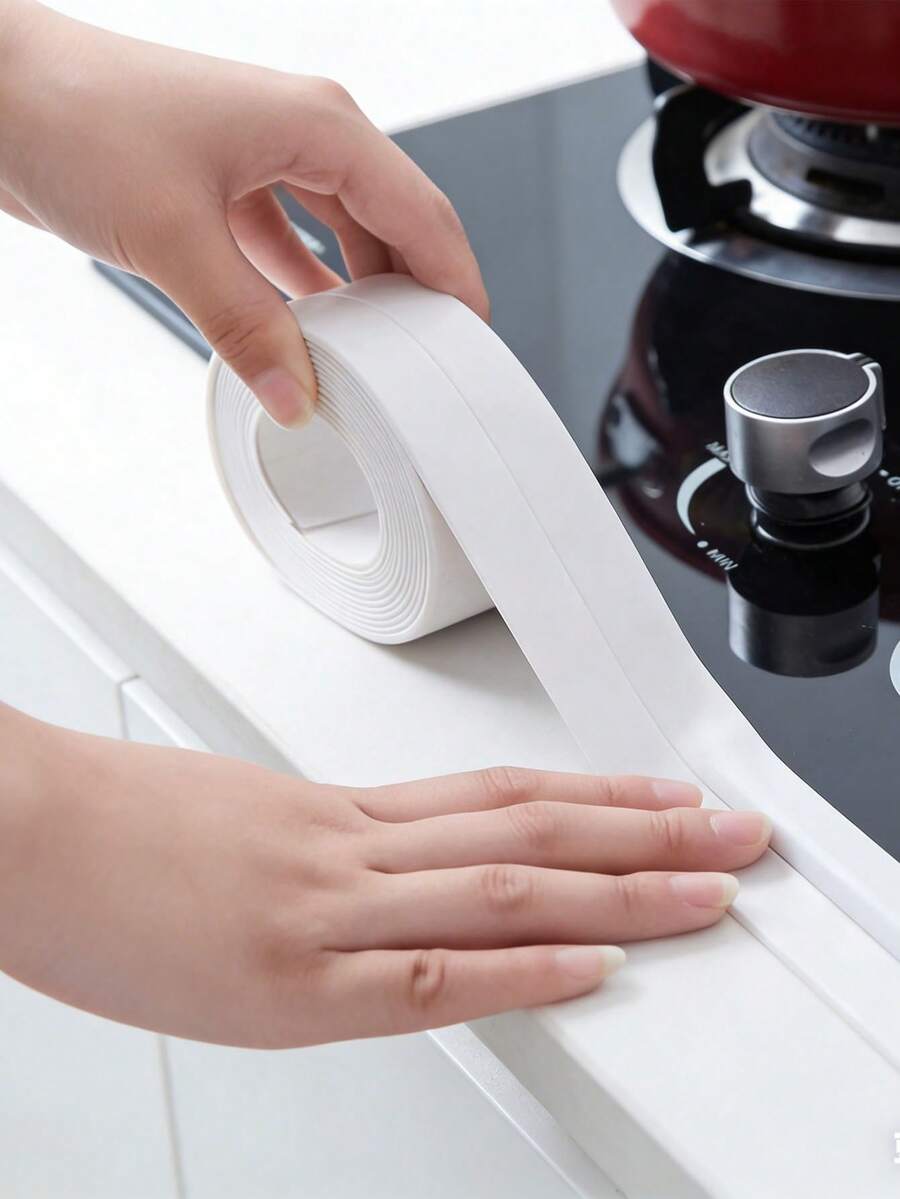 Waterproof Self-Adhesive Seal Strip, Mildew Resistant Caulk Tape For Kitchen Sink, Bathroom, Bathtub, Toilet, Countertop, Easy To Install