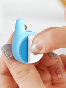 1/5/10/20/30/40/50个创意可爱电线整理拇指夹，混色装 - 彩色 - 查看 3