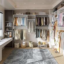 Closet Armables para Ropa,Closet 200 cm Básico para Colgar Perchero para Ropa Organizador de Armario,Sistema de Clóset Walk-in a Medida,Diseño Modular Blanco, Armario Vestidor(Blanco) - Negro - Ver 3