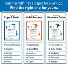 Hammermill Paper Color Copy Digital 32 lb 28 x 21 cm tamaño carta 100 Brillante 500 hojas/1 Resma 102630 fabricada en los Estados Unidos 12.7 kg Blanco Letter - Pack - Blanco - Ver 4