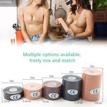 1片装一次性超薄透气可调节长度腋下吸汗贴，可用于胸部/肩部/腰部/腿部肌肉，吸汗衣物贴，腋下吸汗贴，专为大量出汗设计，吸除异味，男女通用低过敏性衣物保护贴，适用于户外运动、徒步、跑步、办公、游泳等场合，可用于胸部塑形，尺寸为5厘米*5米/1.9英寸*196.8英寸 - 多色 - 查看 2