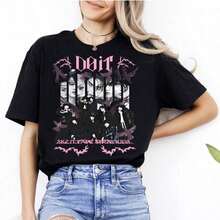 Stray Kidsa DO IT T-Shirt, SKZ It Tape Kpop Fan Tee - Black - View 1
