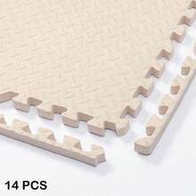 14片装 30*30厘米/11.81*11.81英寸 互锁式地垫，减震地板，加厚卧室垫，适用于露台、健身房、瑜伽室、培训学校等场所。 - 彩色 - 查看 26