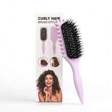 Curly Hair Brush Candybrush Curl Defining Brush For Detangling Shaping And Defining Curls For Women, Men, Wet & Dry & Curly Hair, Reduces Frizz - Màu xanh lam - Xem 2