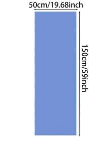 1条新款春夏简约印花轻薄真丝围巾，适合女士日常穿搭搭配 - 彩色 - 查看 9