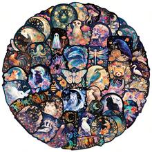 50张童话世界动物花卉激光贴纸，PVC防水贴纸，自粘式，适用于学校文具、日记本、剪贴簿、手机、笔记本电脑、保险杠、滑板、水瓶、安全帽、汽车贴纸 - 1 Set - 查看 4