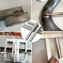 6 buah Batang Las Suhu Rendah Cocok untuk Tangki Air dan Pipa - Batang Las Inti Fluks Serbaguna dan Cepat Meleleh, Dapat Digunakan untuk Baja Tahan Karat, Tembaga, Besi, Aluminium, Dapat Digunakan Sepanjang Tahun - Beraneka warna - View 4
